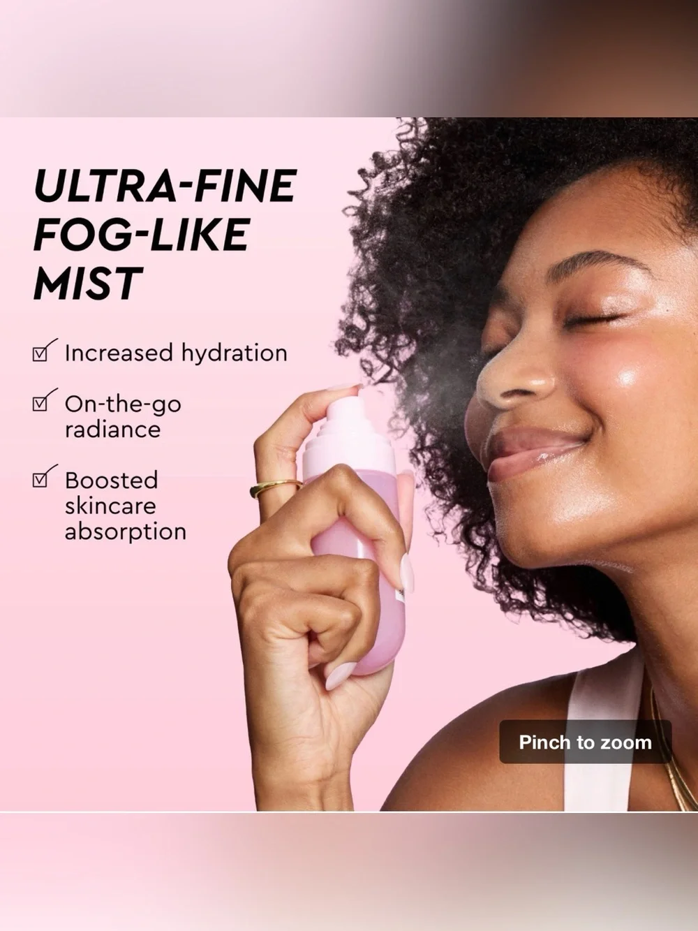 Two Glow Recipe Watermelon Glow Ultra-Fine Mist — Pink Facial Setting Mist